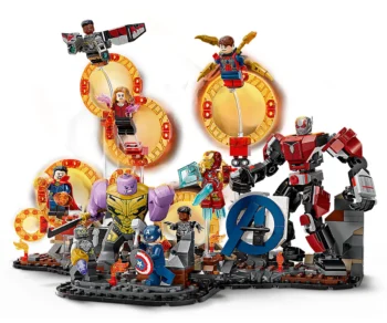 Детски комплект за игра LEGO® Marvel Super Heroes 76323 – Отмъстителите: Краят Последната битка