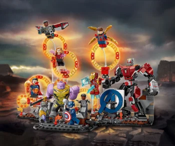 Детски комплект за игра LEGO® Marvel Super Heroes 76323 – Отмъстителите: Краят Последната битка
