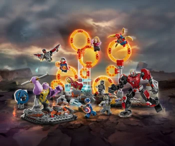 Детски комплект за игра LEGO® Marvel Super Heroes 76323 – Отмъстителите: Краят Последната битка