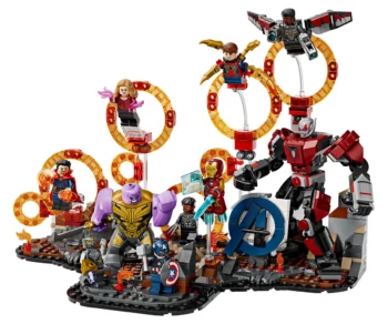 Детски комплект за игра LEGO® Marvel Super Heroes 76323 – Отмъстителите: Краят Последната битка