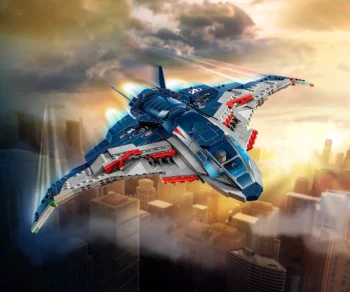 Детски комплект за игра LEGO® Marvel Super Heroes 76325 – Отмъстителите: Ерата на Ултрон Куинджет