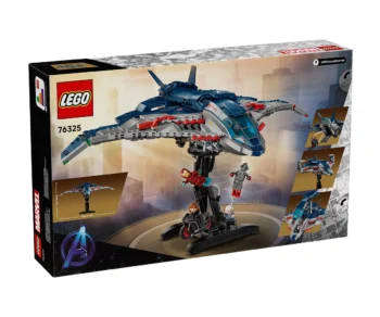 Детски комплект за игра LEGO® Marvel Super Heroes 76325 – Отмъстителите: Ерата на Ултрон Куинджет