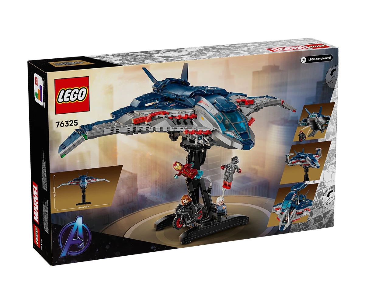Детски комплект за игра LEGO® Marvel Super Heroes 76325 - Отмъстителите: Ерата на Ултрон Куинджет thumb 2 LEGO® Marvel Super Heroes 76325 - Avengers: Age of Ultron Quinjet thumb 2