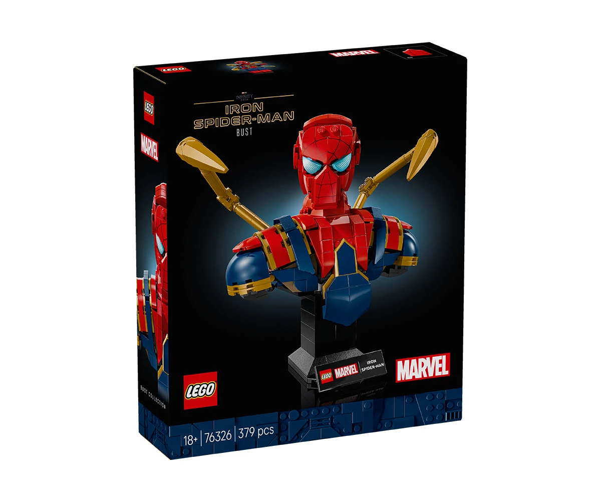 Детски комплект за игра LEGO® Marvel Super Heroes 76326 - Бюст на Железния Спайдърмен LEGO® Marvel Super Heroes 76326 - Iron Spider-Man Bust