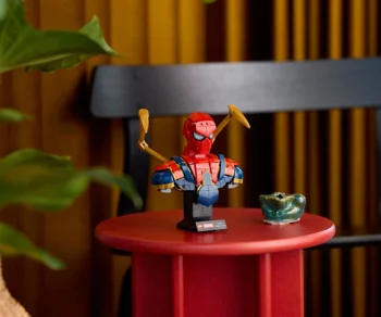 Детски комплект за игра LEGO® Marvel Super Heroes 76326 – Бюст на Железния Спайдърмен