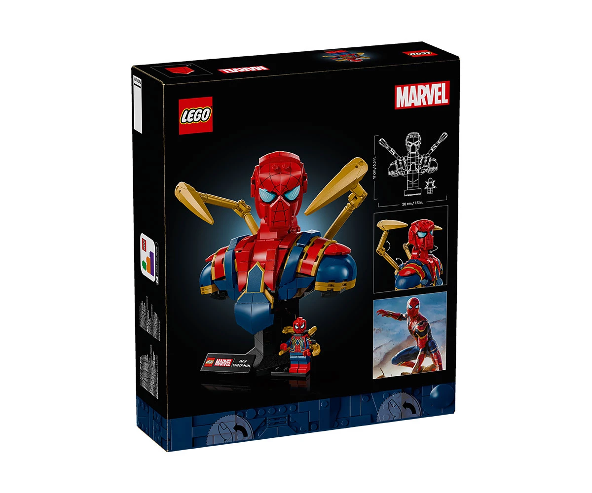 Детски комплект за игра LEGO® Marvel Super Heroes 76326 - Бюст на Железния Спайдърмен thumb 2 LEGO® Marvel Super Heroes 76326 - Iron Spider-Man Bust thumb 2