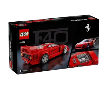 Детски комплект за игра LEGO® Speed Champions 76934 – Свръхкола Ferrari F40
