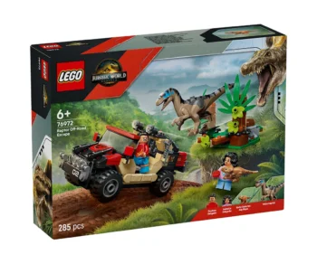 Детски комплект за игра LEGO® Jurassic World™ 76972 – Офроуд бягство на раптор