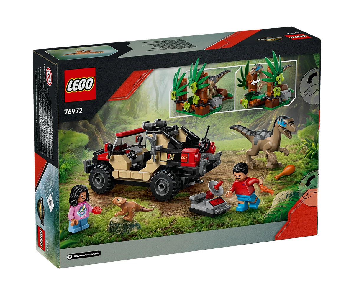 Детски комплект за игра LEGO® Jurassic World™ 76972 - Офроуд бягство на раптор thumb 2 LEGO® Jurassic World™ 76972 - Raptor Off-Road Escape thumb 2
