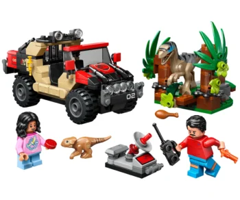 Детски комплект за игра LEGO® Jurassic World™ 76972 – Офроуд бягство на раптор