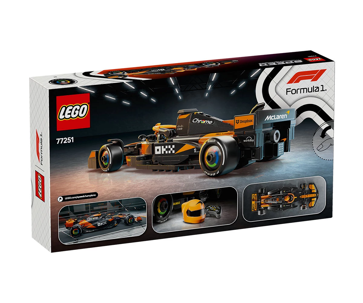 Детски комплект за игра LEGO® Speed Champions 77251 - Болид McLaren F1® Team MCL38 thumb 2 Конструктор ЛЕГО Speed Champions 77251 thumb 2