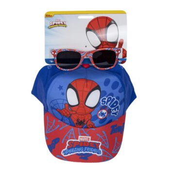 Комплект слънчеви очила и шапка Spidey (Спайди)