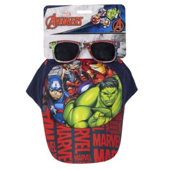 Комплект слънчеви очила и шапка Avengers