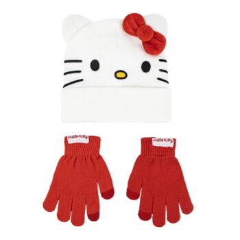 Комплект зимна шапка и ръкавици Hello Kitty (Хеллоу Китти)