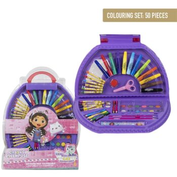 Комплект за оцветяване 50 части Gabby's Dollhouse (Габи Дол Хаус)