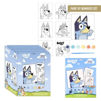Комплект за оцветяване NÚMEROS Bluey (Блуи)