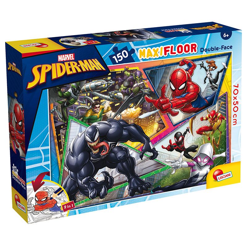detski-pazel-lisciani-marvel-spiderman-dvulitsev-za-otsvetyavane-maxi-floor-150-chasti1-1