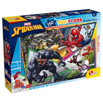 detski-pazel-lisciani-marvel-spiderman-dvulitsev-za-otsvetyavane-maxi-floor-150-chasti1