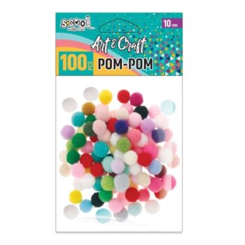 Помпони S-COOL за декорация, 100 бр.
