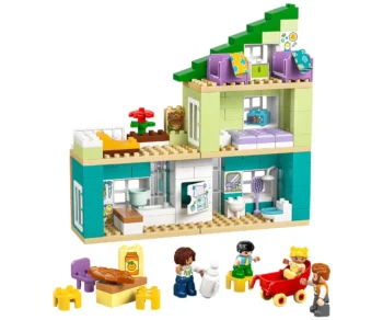 Детски комплект за игра LEGO® DUPLO 10470 – Модерна семейна къща 3 в 1 с фигури