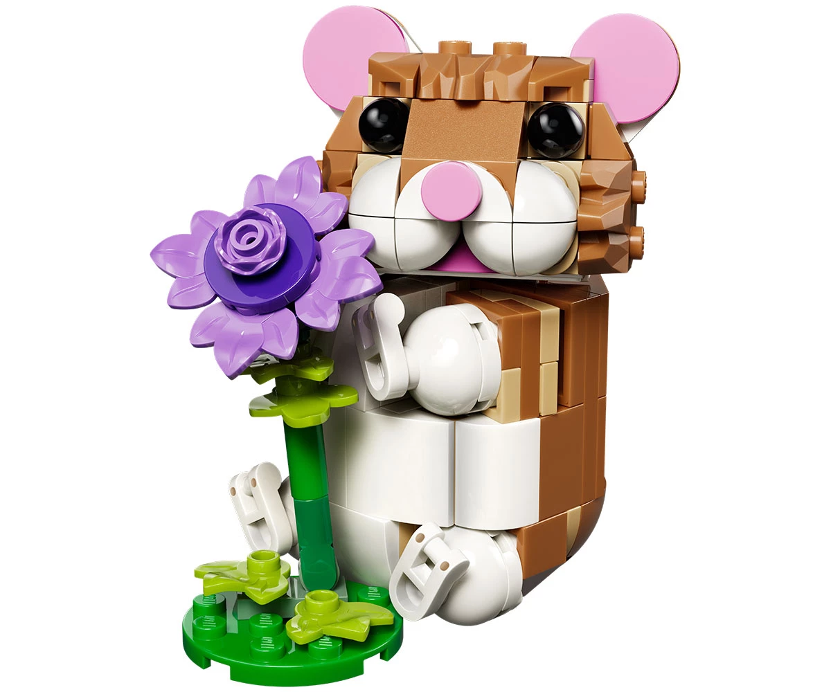 Детски комплект за игра LEGO® Creator 31376 - Сладък хамстер с цвете thumb 3 LEGO® Creator 31376 - Cute Hamster With A Flower thumb 3