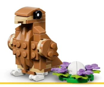 Детски комплект за игра LEGO® Creator 31376 – Сладък хамстер с цвете