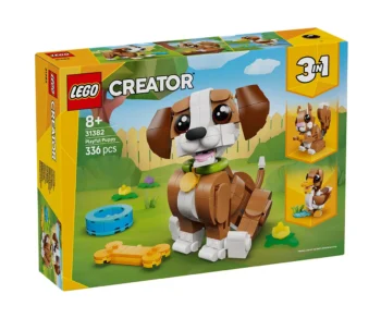 Детски комплект за игра LEGO® Creator 31382 – Сладки животни: игриво кученце