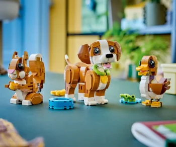 Детски комплект за игра LEGO® Creator 31382 – Сладки животни: игриво кученце