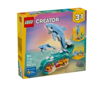 Детски комплект за игра LEGO® Creator 31385 – Морски животни: красиви делфини