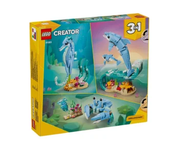 Детски комплект за игра LEGO® Creator 31385 – Морски животни: красиви делфини