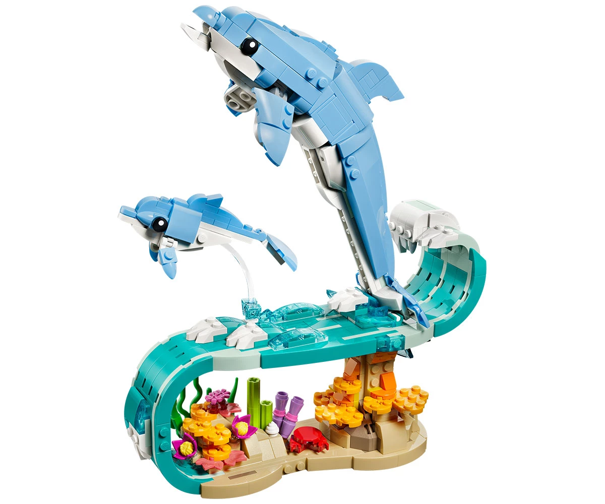 Детски комплект за игра LEGO® Creator 31385 - Морски животни: красиви делфини thumb 3 LEGO® Creator 31385 - Sea Animals: Beautiful Dolphins thumb 3