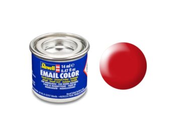 Емайлна боя, Revell, Email Color, Копринено лимонено червена, 14 мл