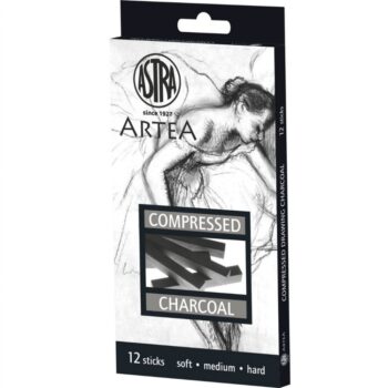 Комплект компресирани въглени, Astra, 12 бр.
