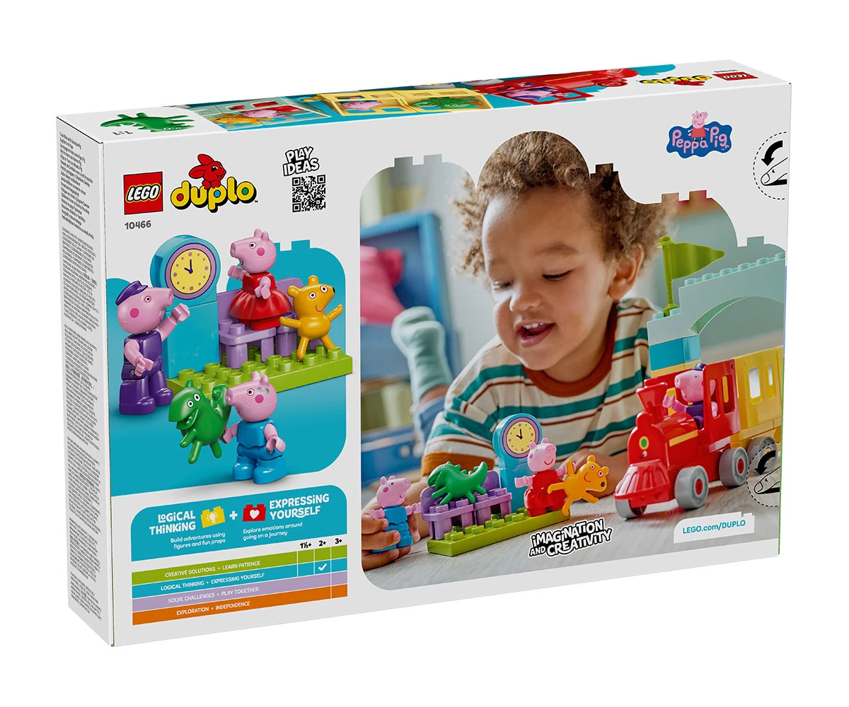 Детски комплект за игра LEGO® DUPLO® 10466 - Влакът на дядо Прасенце thumb 2 LEGO® DUPLO® 10466 - Train Ride with Grandpa Pig thumb 2