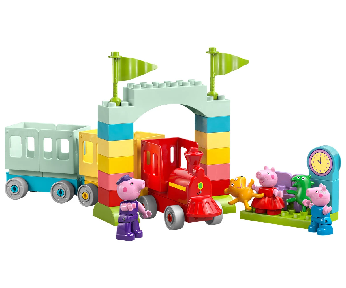 Детски комплект за игра LEGO® DUPLO® 10466 - Влакът на дядо Прасенце thumb 3 LEGO® DUPLO® 10466 - Train Ride with Grandpa Pig thumb 3