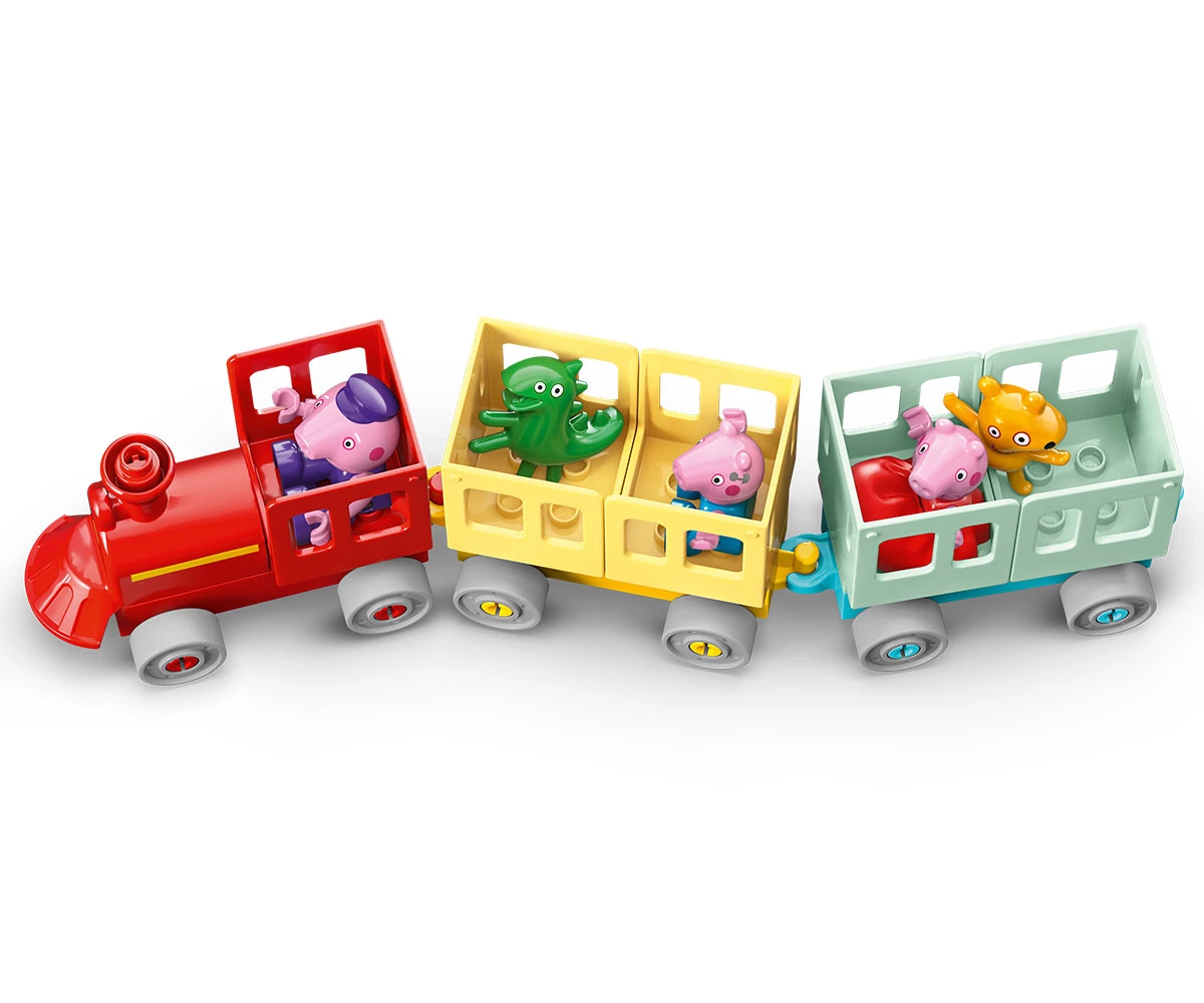 Детски комплект за игра LEGO® DUPLO® 10466 - Влакът на дядо Прасенце thumb 4 LEGO® DUPLO® 10466 - Train Ride with Grandpa Pig thumb 4