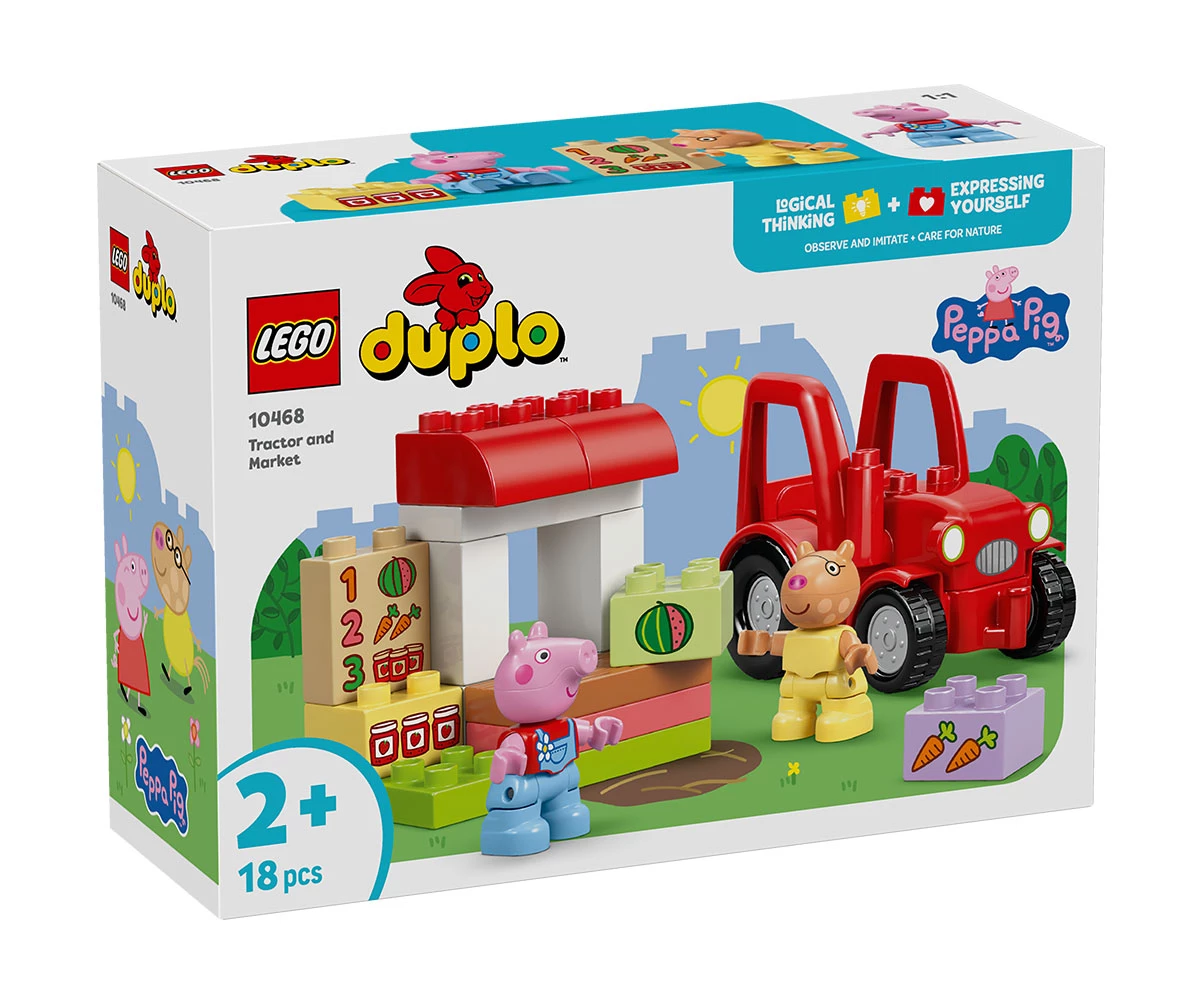 Детски комплект за игра LEGO® DUPLO® 10468 - Трактор и пазар LEGO® DUPLO® 10468 - Tractor and Market