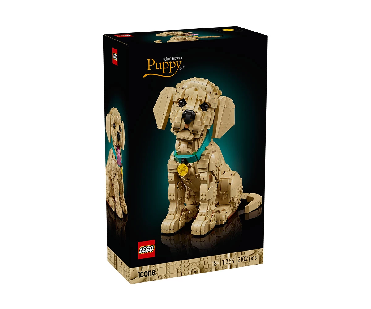 Детски комплект за игра LEGO® Icons 11384 - Кученце голдън ретривър LEGO® Icons 11384 - Golden Reriever Puppy