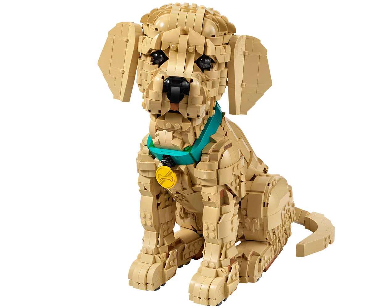 Детски комплект за игра LEGO® Icons 11384 - Кученце голдън ретривър thumb 3 LEGO® Icons 11384 - Golden Reriever Puppy thumb 3
