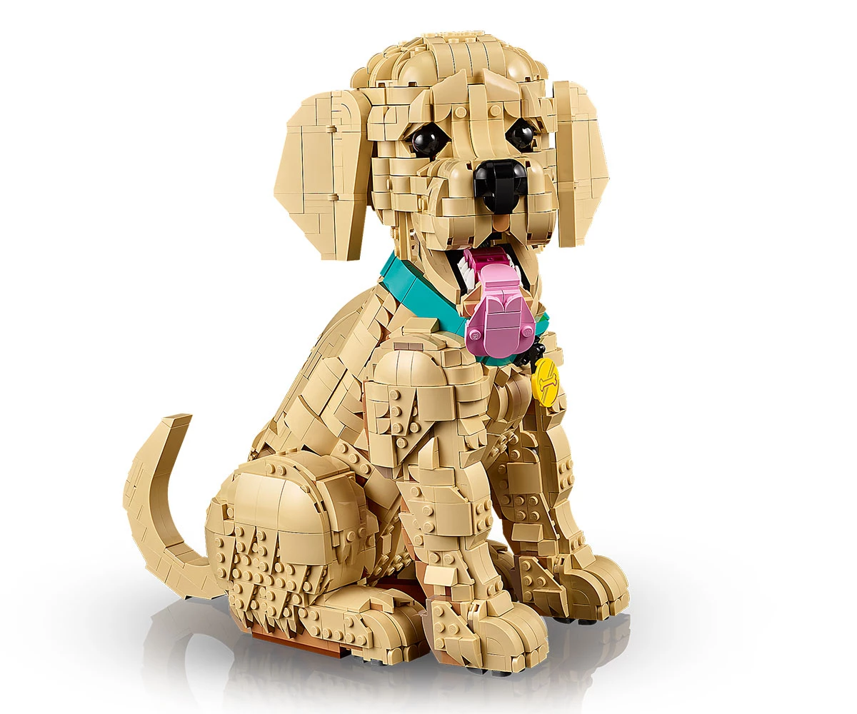 Детски комплект за игра LEGO® Icons 11384 - Кученце голдън ретривър thumb 5 LEGO® Icons 11384 - Golden Reriever Puppy thumb 5