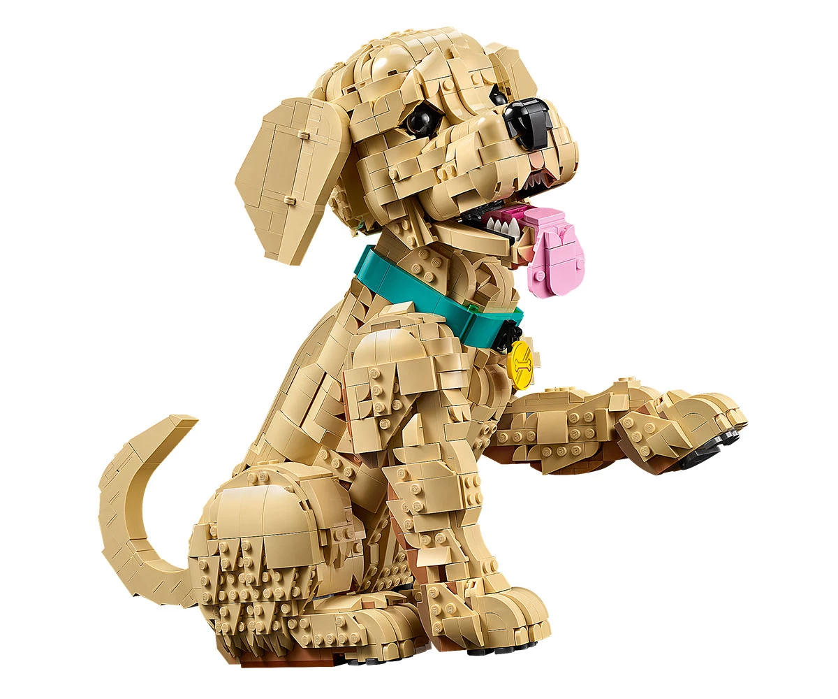 Детски комплект за игра LEGO® Icons 11384 - Кученце голдън ретривър thumb 6 LEGO® Icons 11384 - Golden Reriever Puppy thumb 6