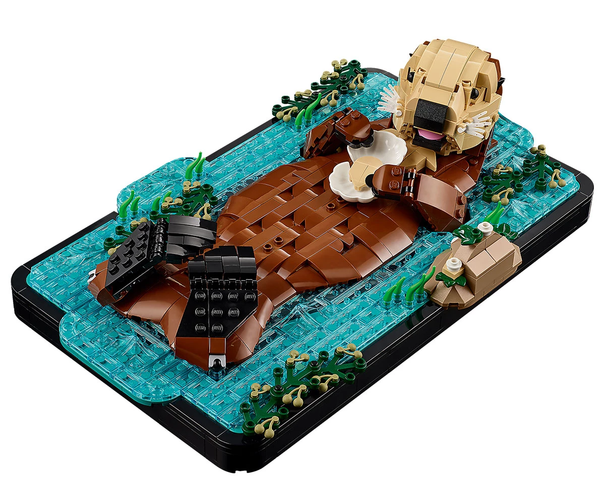 Детски комплект за игра LEGO® Ideas 21366 - Mорски видри thumb 4 LEGO® Ideas 21366 - Floating Sea Otters thumb 4