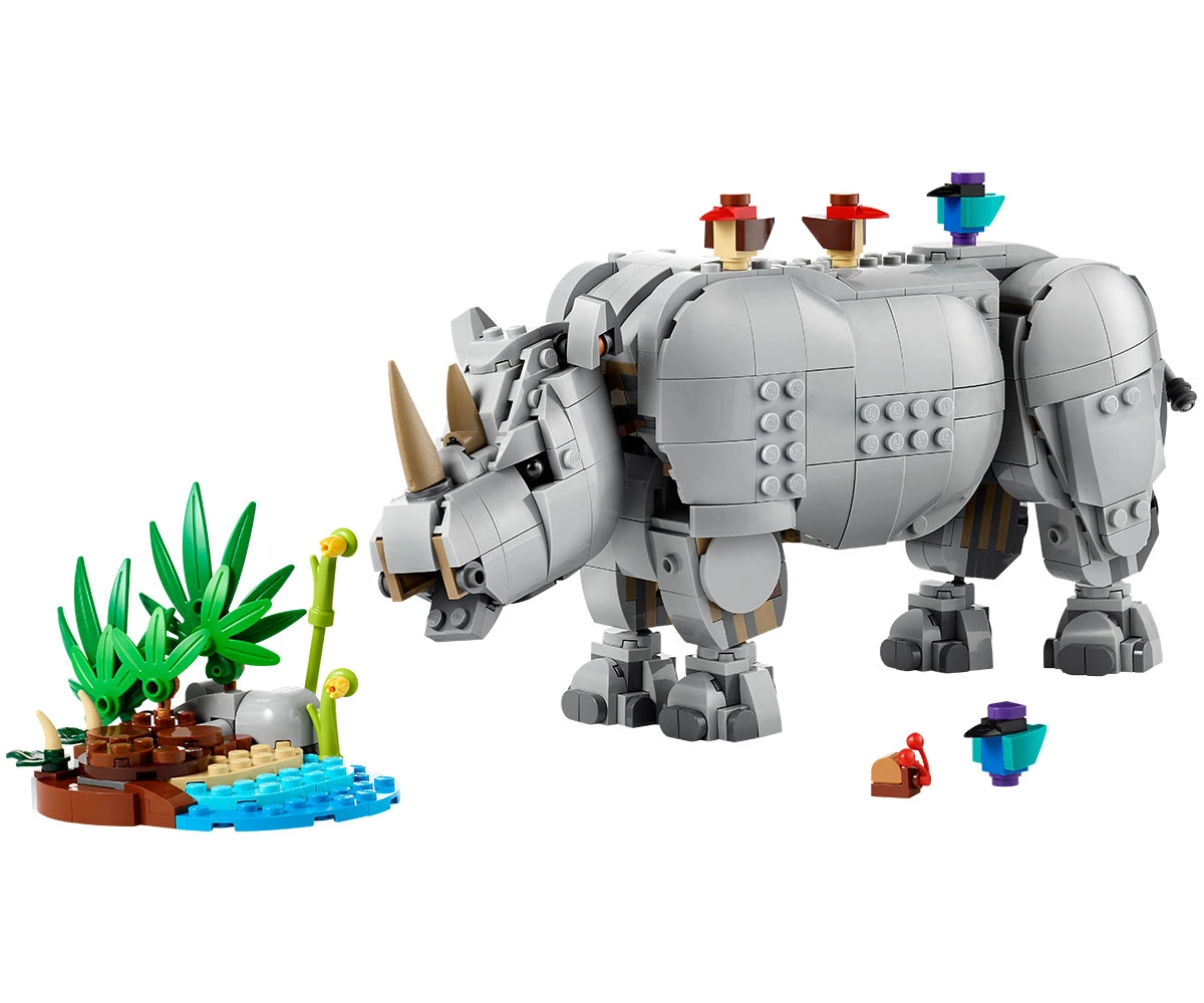 Детски комплект за игра LEGO® Creator 31171 - Диви животни: Величествен носорог с птици thumb 3 LEGO® Creator 31171 - Wild Animals: Majestic rhino with birds thumb 3