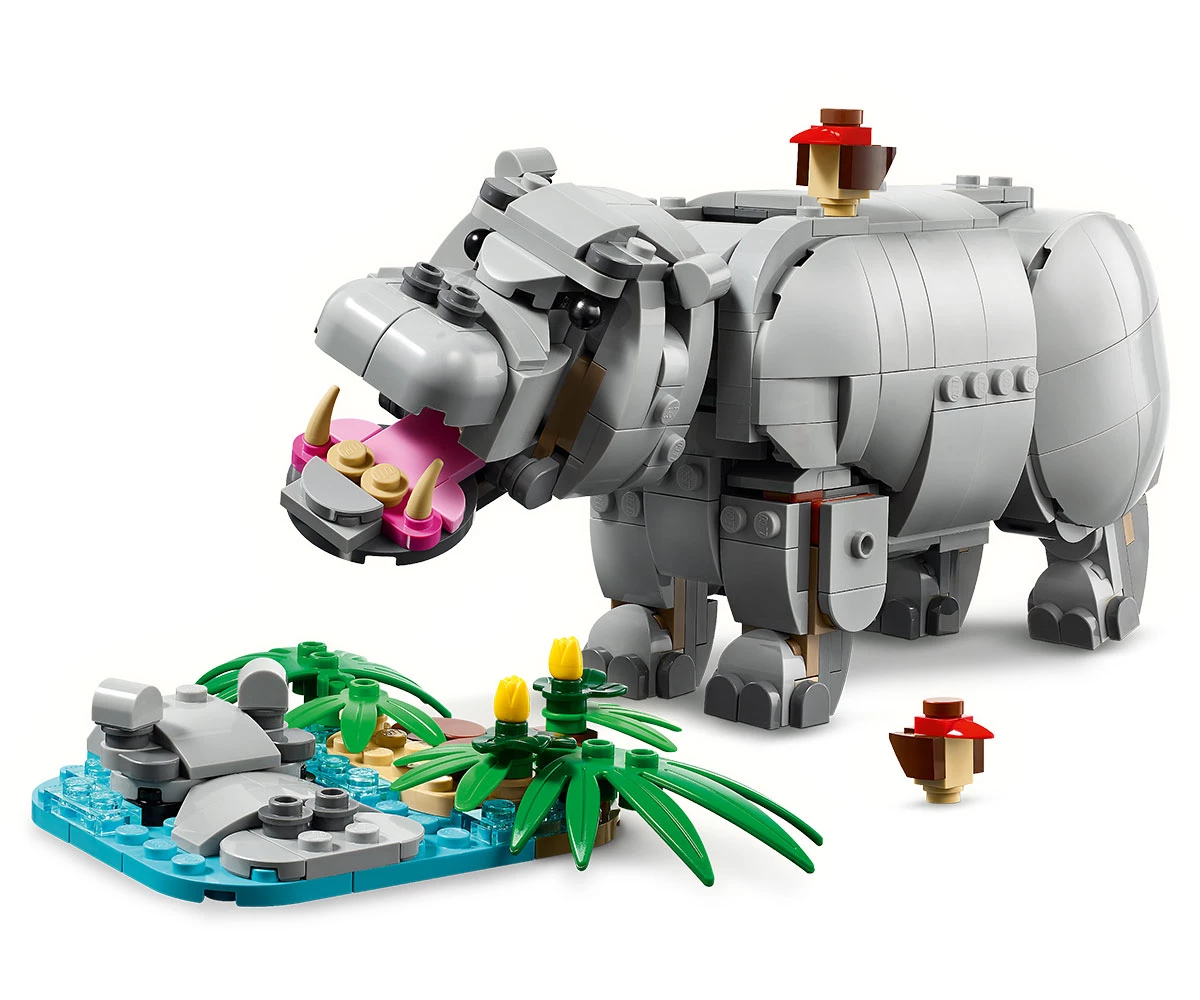 Детски комплект за игра LEGO® Creator 31171 - Диви животни: Величествен носорог с птици thumb 4 LEGO® Creator 31171 - Wild Animals: Majestic rhino with birds thumb 4