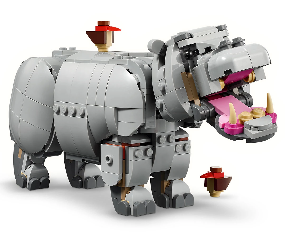 Детски комплект за игра LEGO® Creator 31171 - Диви животни: Величествен носорог с птици thumb 6 LEGO® Creator 31171 - Wild Animals: Majestic rhino with birds thumb 6