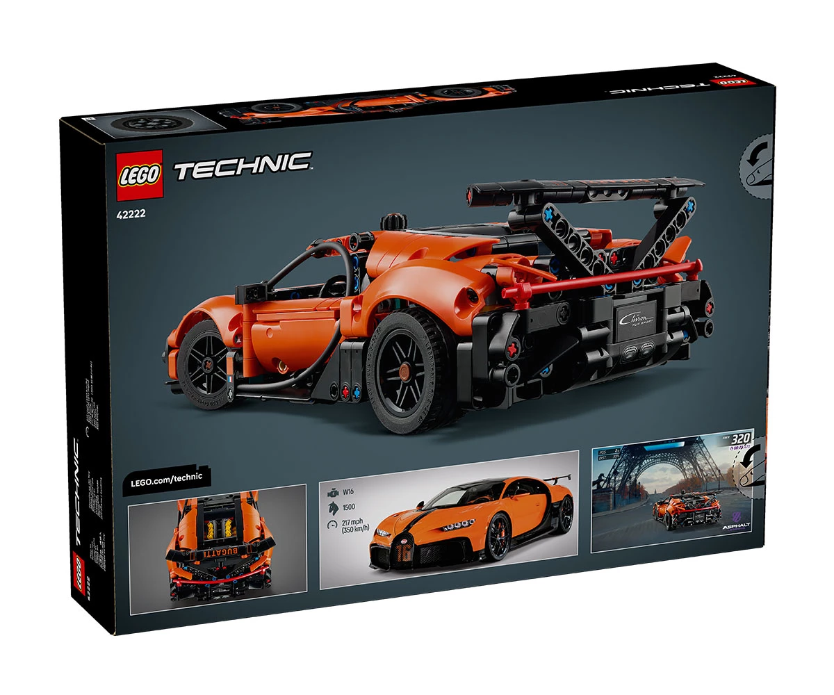 Детски комплект за игра LEGO® Technic 42222 - Спортна хиперкола BUGATTI Bugatti Chiron PUP Sport thumb 2 LEGO® Technic 42222 - Bugatti Chiron Pur Sport Hypercar thumb 2