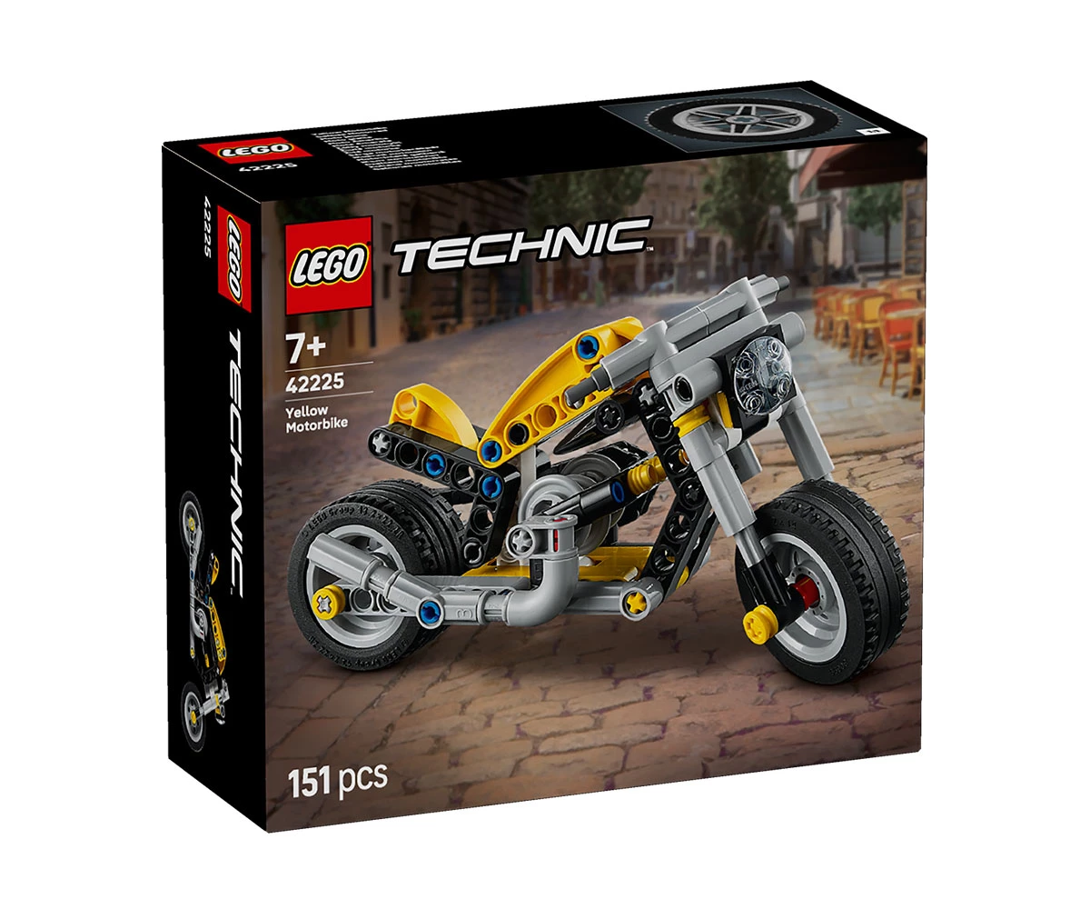 Детски комплект за игра LEGO® Technic 42225 - Жълт мотоциклет LEGO® Technic 42225 - Yellow Motorcycle