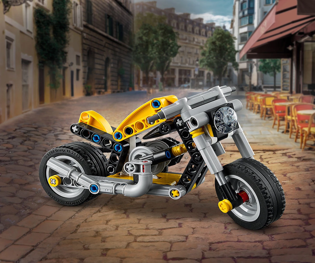 Детски комплект за игра LEGO® Technic 42225 - Жълт мотоциклет thumb 12 LEGO® Technic 42225 - Yellow Motorcycle thumb 12