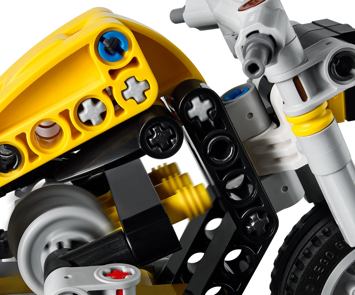 Детски комплект за игра LEGO® Technic 42225 - Жълт мотоциклет thumb 6 LEGO® Technic 42225 - Yellow Motorcycle thumb 6