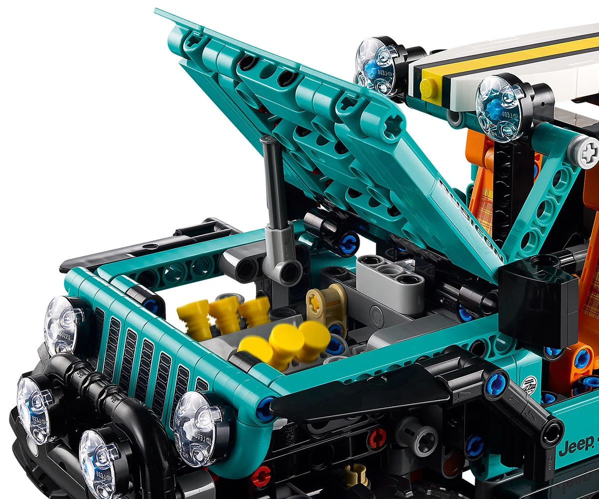 Детски комплект за игра LEGO® Technic 42227 - Джип Jeep® Wrangler Rubicon thumb 6 LEGO® Technic 42227 - Jeep® Wrangler Rubicon SUV thumb 6